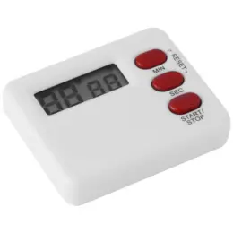 Countup and Countdown Timer White Flat
